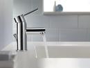 Delta Faucet Chrome Deck Mount Bathroom Sink Faucet with Single Lever Handle 