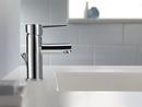 Delta Faucet Chrome Deck Mount Bathroom Sink Faucet with Single Lever Handle 