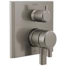 5.8 gpm Wall Mount Valve Trim with Double Lever Handle in Brilliance® Stainless