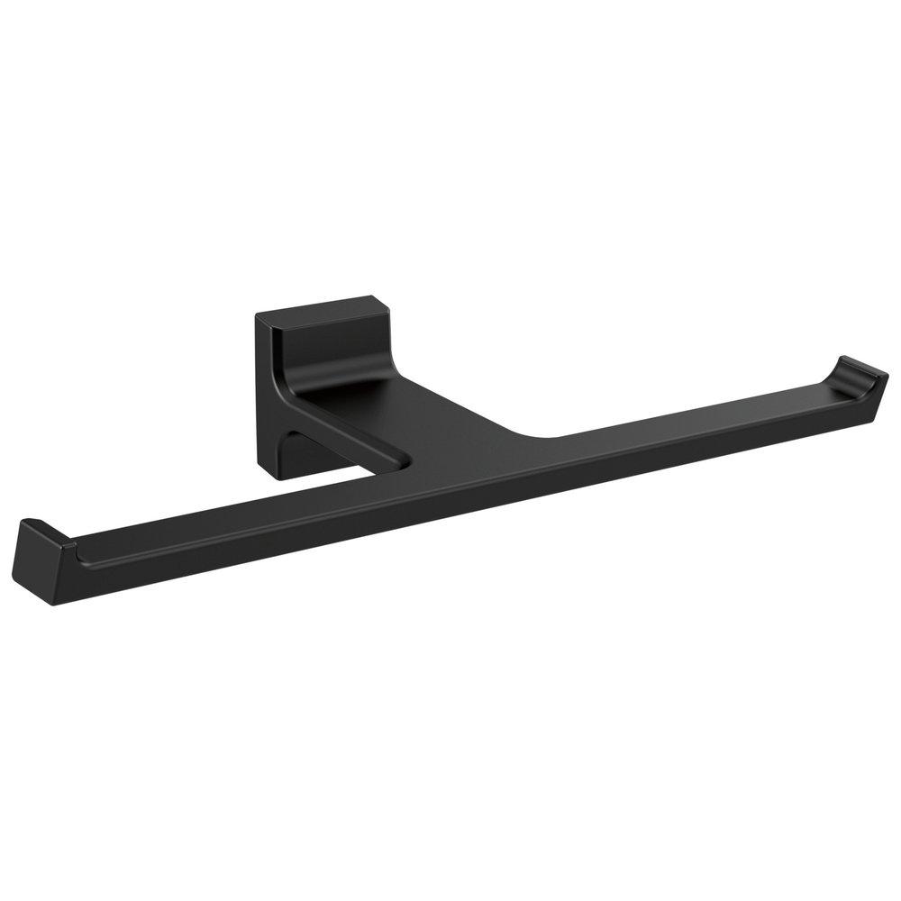 Delta Faucet Matte Black Wall Mount Toilet Tissue Holder 