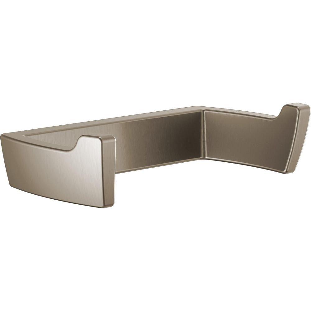 Brizo Luxe Nickel 2-Hook Robe Hook 