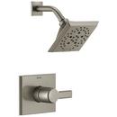 1.75 gpm Wall Mount Shower Faucet Trim Only with Single Lever Handle in Brilliance Stainless