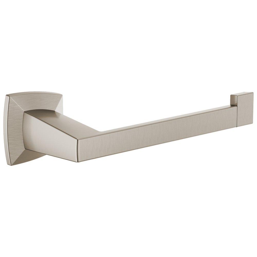 Brizo Luxe Nickel Wall Mount Toilet Tissue Holder 