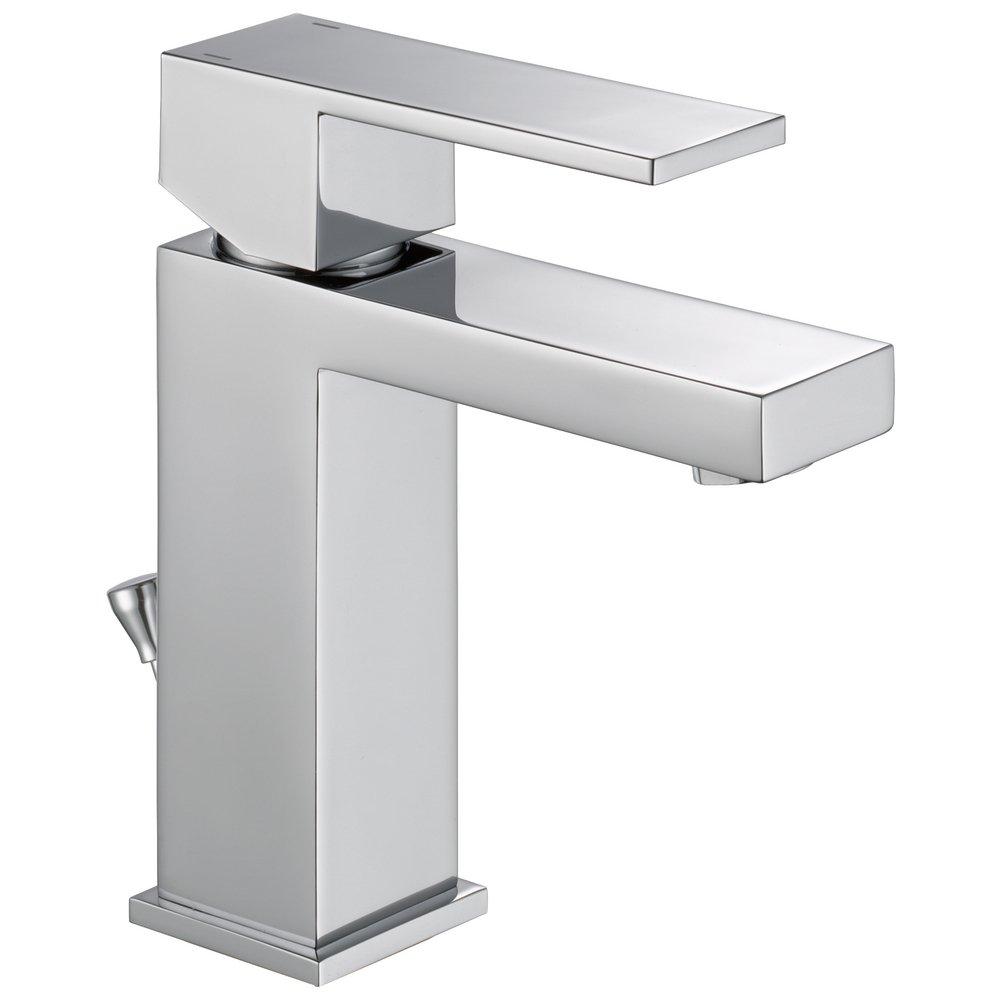 Delta Faucet Chrome Single Handle Monoblock Bathroom Sink Faucet 