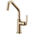 Brizo Luxe Gold 1.8 gpm 1 Hole Deck Mount Bar Faucet with Single Lever Handle and Angled Spout 