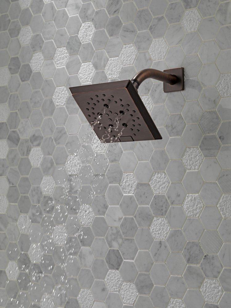 Delta Faucet Venetian&reg; Bronze Multi Function Full Body, Full Spray with Massage, H2Okinetic&reg; PowerDrench&trade; Spray, Massage and Pause Showerhead 