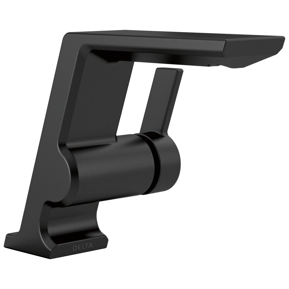 Delta Faucet Matte Black Single Handle Centerset Bathroom Sink Faucet 