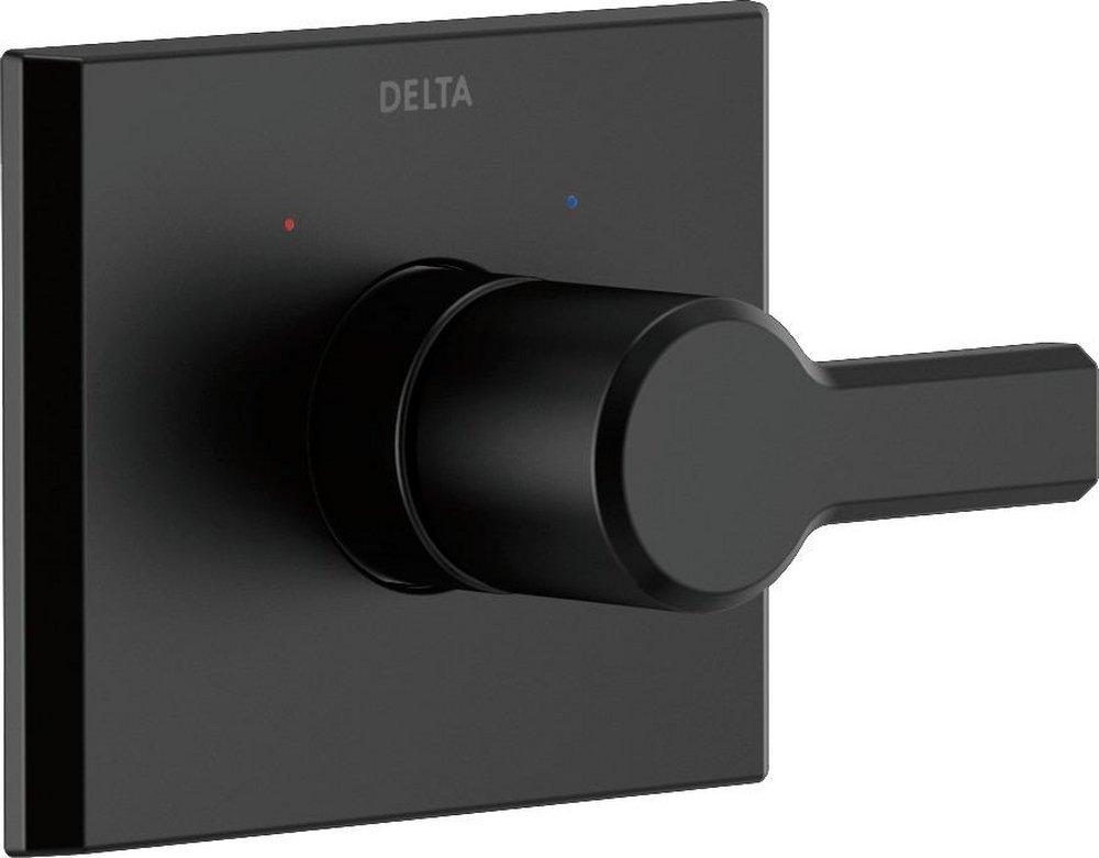 Delta Faucet Matte Black Single Handle Shower Faucet Trim Only 