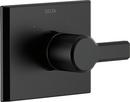 Delta Faucet Matte Black Single Handle Shower Faucet Trim Only 