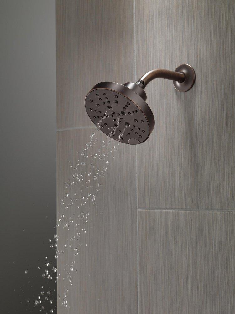 Delta Faucet Venetian Bronze Multi Function Full Body, Full Spray with Massage, H2Okinetic&reg;, Massage and Pause Showerhead 