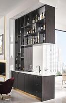 Brizo Matte Black/Luxe Gold Single Handle Lever Bar Faucet 