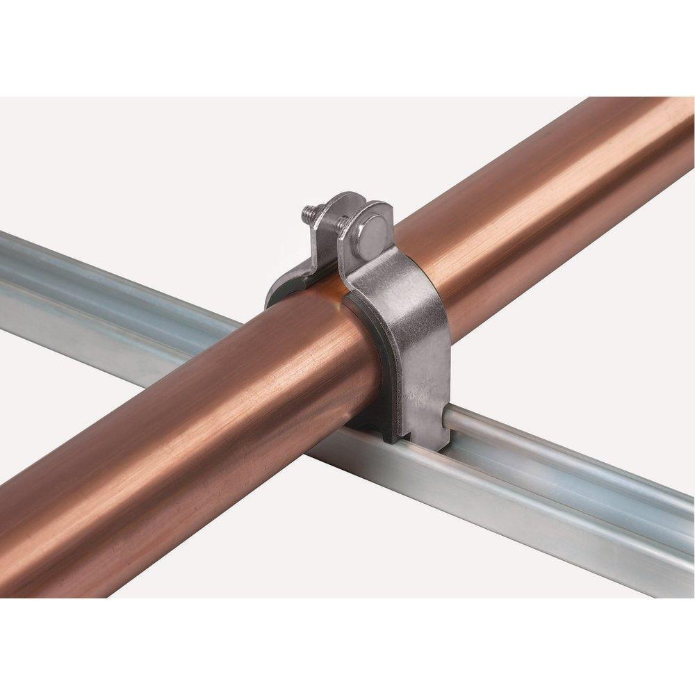 FNW&reg; Thermoplastic Elastomer and 304 Stainless Steel Strut Pipe Clamp 