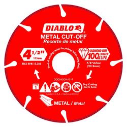 4-1/2 in. Diamond Wheel for Metal Cutting