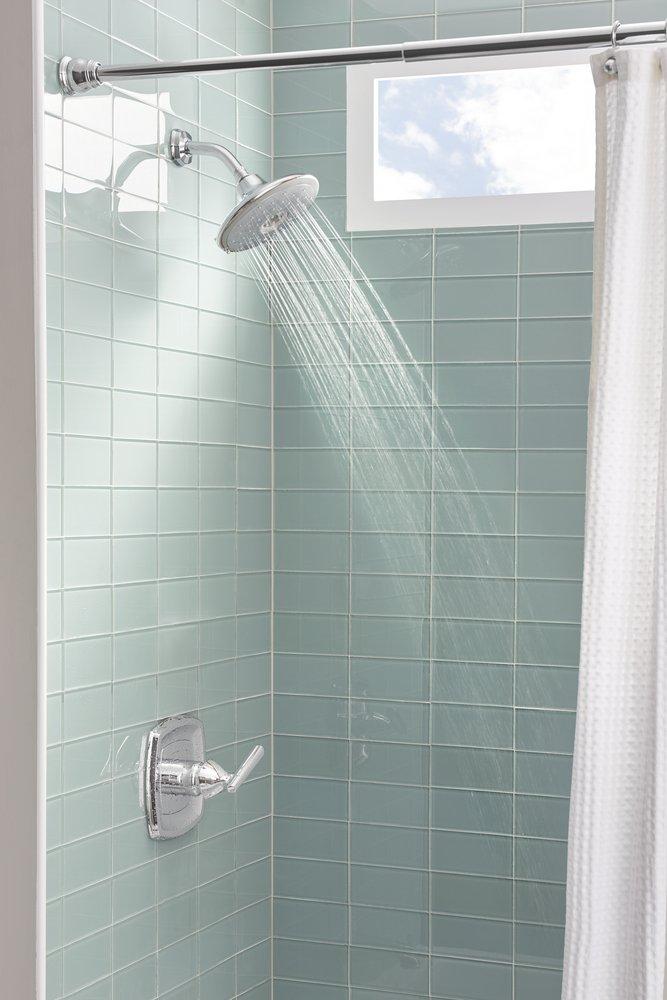American Standard Polished Chrome Multi Function Drench, Sensitive, Jet and Massage Showerhead 