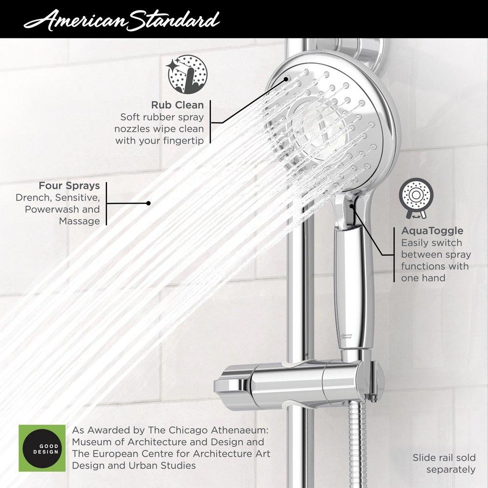 American Standard Polished Chrome 1.8 gpm 4-function Hand Shower 