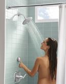 American Standard Polished Chrome Multi Function Drench, Sensitive, Jet and Massage Showerhead 