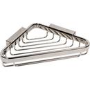 Ginger Polished Nickel 4-3/4 in. Corner Hotelier Basket 