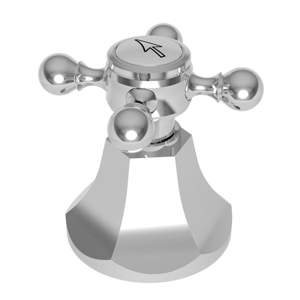 Newport Brass Polished Chrome 4 in. Brass Handle 