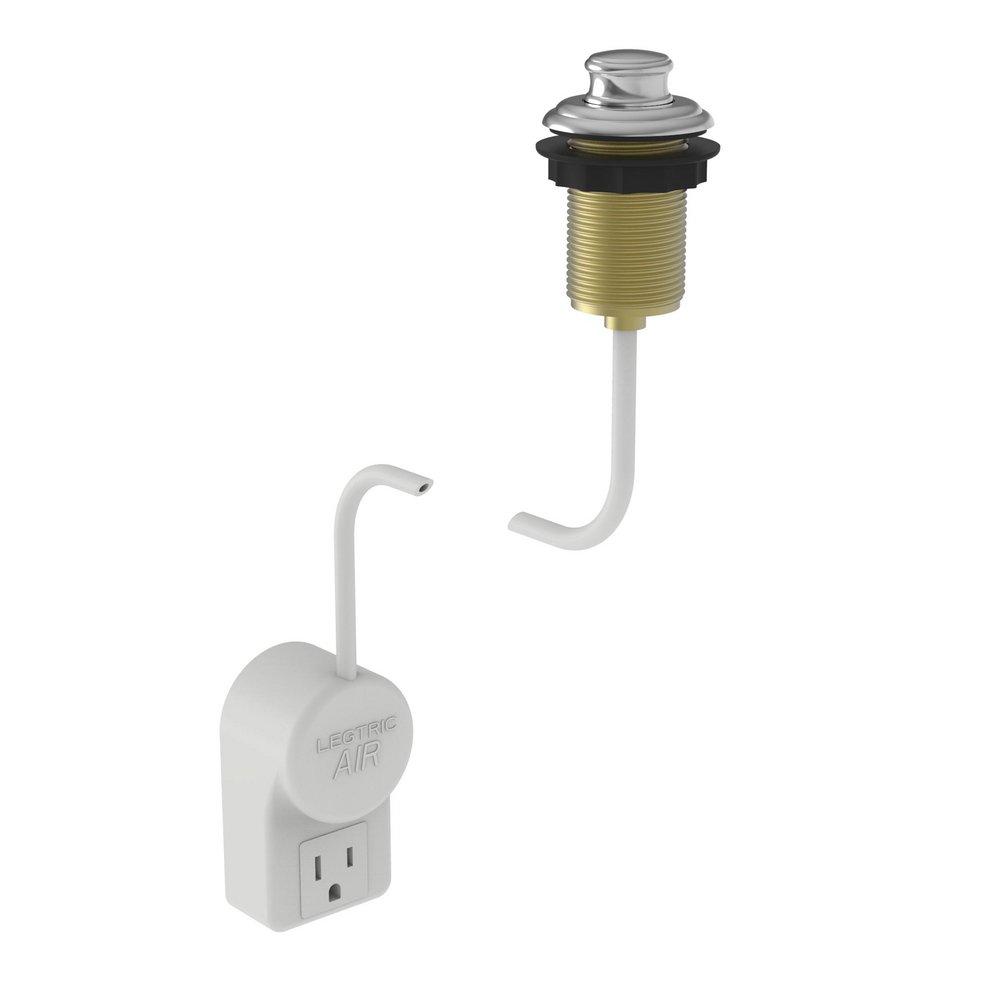 Newport Brass Polished Chrome 3 x 3 in. 15A Air Activated Disposer Switch 