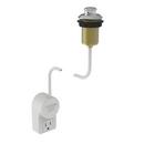 Newport Brass Polished Chrome 3 x 3 in. 15A Air Activated Disposer Switch 