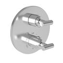 Two Handle Thermostatic Valve Trim in Polished Chrome