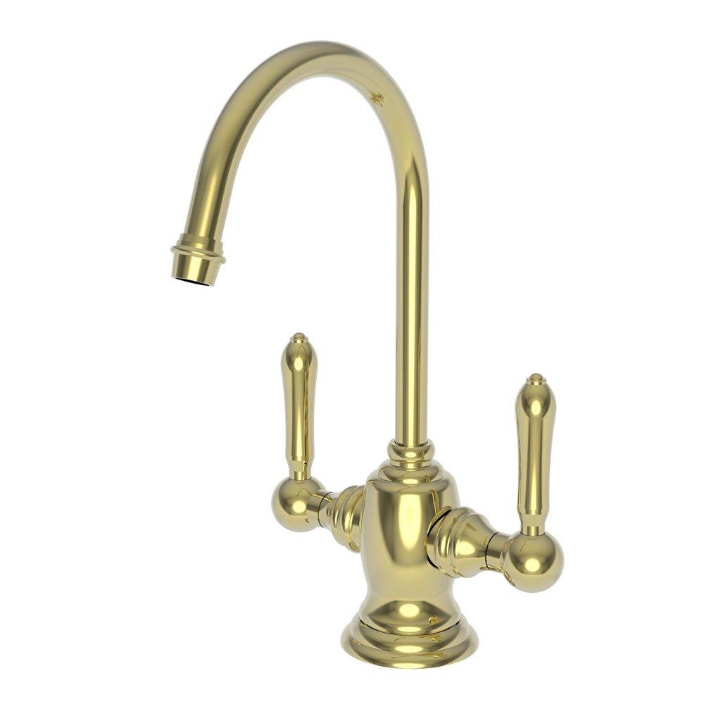Newport Brass Uncoated Polished Brass - Living Hot and Cold Water Dispenser 
