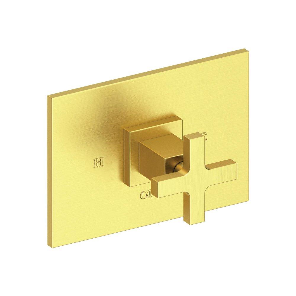 Newport Brass Satin Brass - PVD Single Handle Bathtub & Shower Faucet (Trim Only) 