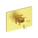 Newport Brass Satin Brass - PVD Single Handle Bathtub & Shower Faucet (Trim Only) 