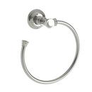Newport Brass Polished Nickel - Natural Round Open and Single Towel Ring 