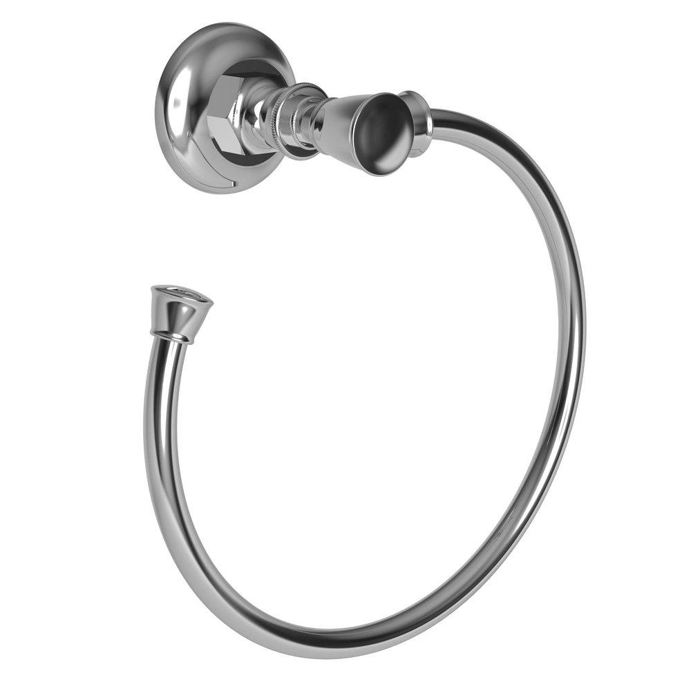 Newport Brass Satin Bronze - PVD Round Open and Single Towel Ring 