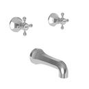 Two Handle Wall Mount Filler in Polished Chrome Trim Only