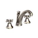 Newport Brass Antique Nickel Two Handle Widespread Bathroom Sink Faucet Cross Handle 