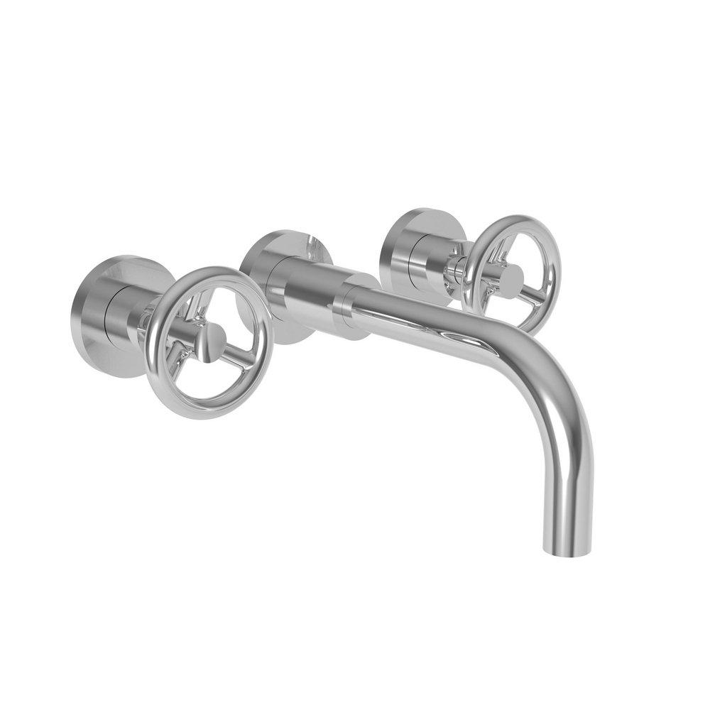 Newport Brass Polished Chrome Two Handle Widespread Bathroom Sink Faucet 