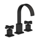 Newport Brass Flat Black Two Handle Widespread Bathroom Sink Faucet 
