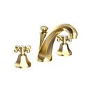Newport Brass Forever Brass - PVD Two Handle Widespread Bathroom Sink Faucet Cross Handle 