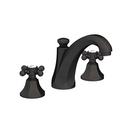 Newport Brass Flat Black Two Handle Widespread Bathroom Sink Faucet Cross Handle 