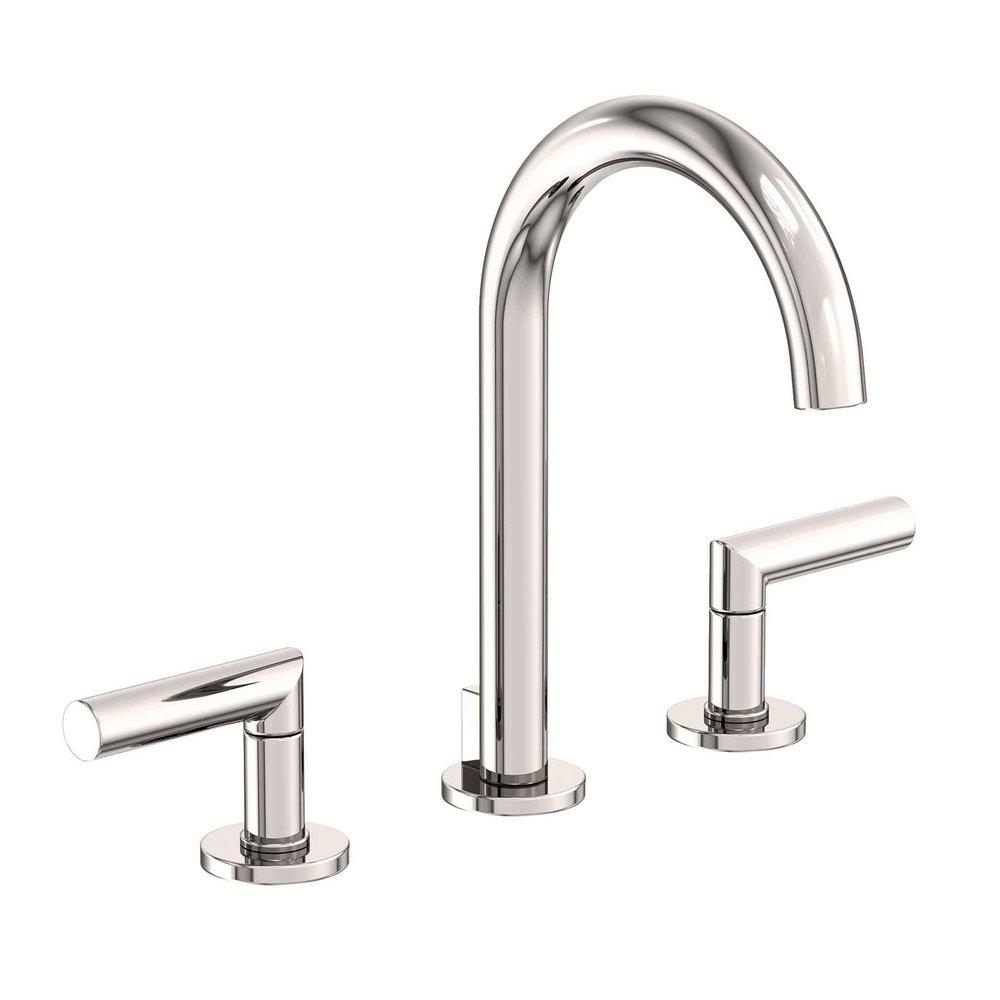 Newport Brass Polished Nickel - Natural Two Handle Widespread Bathroom Sink Faucet 