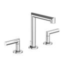 Two Handle Widespread Bathroom Sink Faucet in Polished Chrome