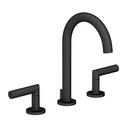 Two Handle Widespread Bathroom Sink Faucet in Flat Black