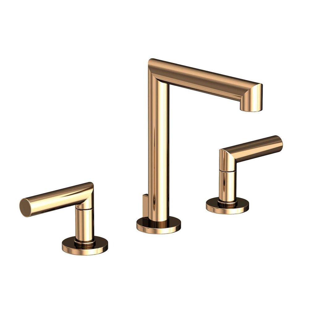 Newport Brass French Gold - PVD Two Handle Widespread Bathroom Sink Faucet 