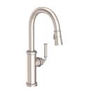 Single Handle Pull Down Kitchen Faucet in Satin Nickel - PVD