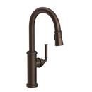 Single Handle Pull Out Kitchen Faucet in English Bronze