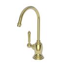 Newport Brass Uncoated Polished Brass - Living 1 gpm 1 Hole Deck Mount Hot Dispenser with Single Lever Handle 