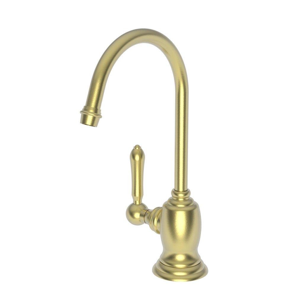 Newport Brass Satin Brass - PVD 1 gpm 1 Hole Deck Mount Hot Dispenser with Single Lever Handle 
