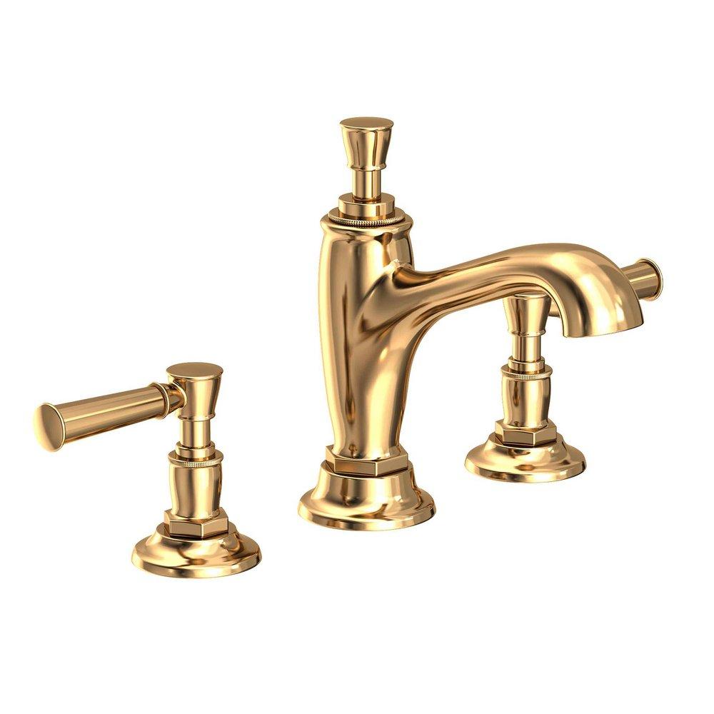 Newport Brass Uncoated Polished Brass - Living Two Handle Widespread Bathroom Sink Faucet 
