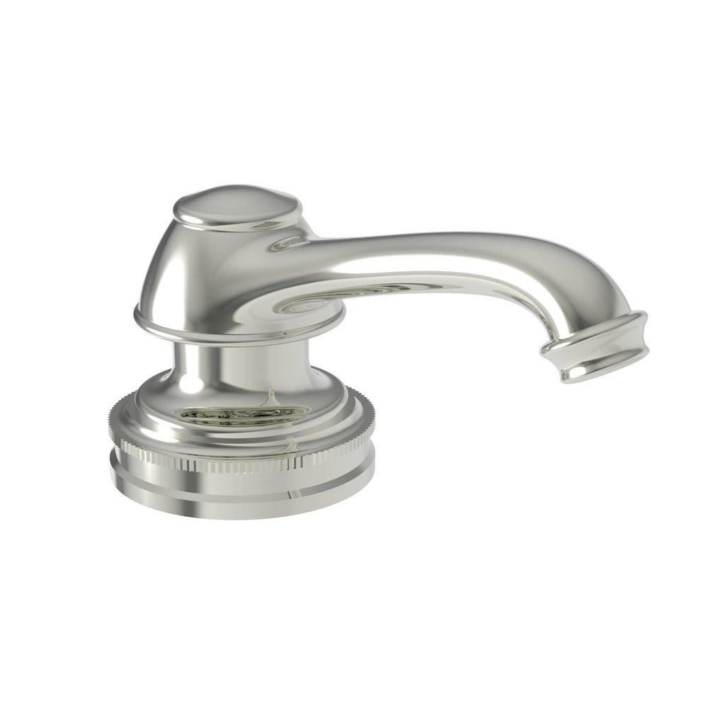 Newport Brass Polished Nickel 8 oz. Deck Mount Solid Brass Soap and Lotion Dispenser 