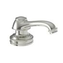13 oz. Deck Mount Push Down Soap or Lotion Dispenser in Polished Nickel - Natural