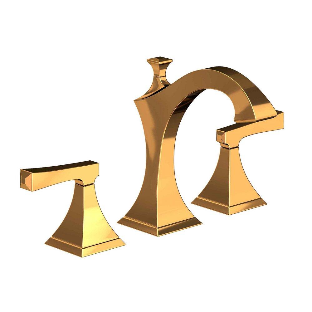 Newport Brass Polished Gold - PVD Two Handle Widespread Bathroom Sink Faucet 