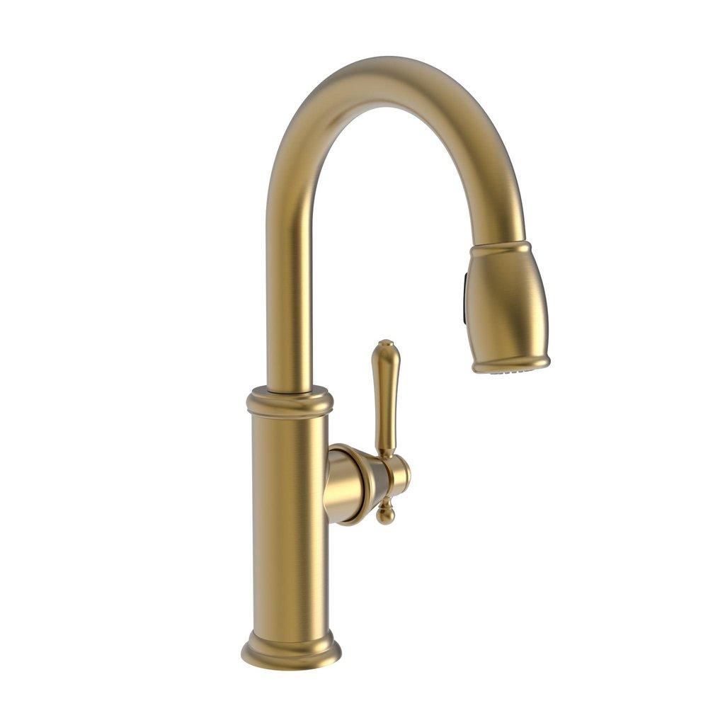 Newport Brass Satin Bronze - PVD Single Handle Lever Bar Faucet 