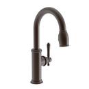 Single Handle Pull Down Bar Faucet in English Bronze